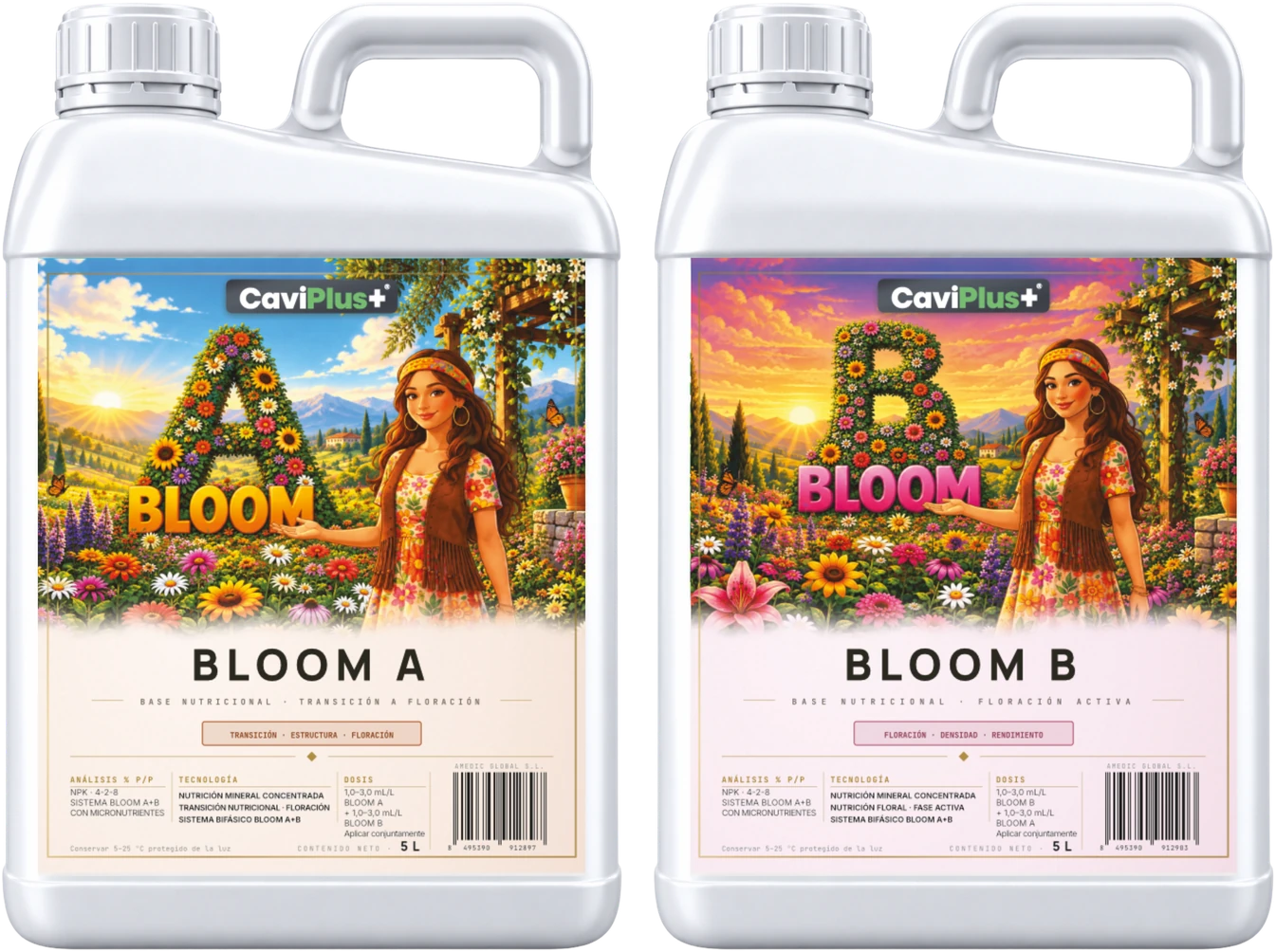 Bloom A+B · envase 5 L