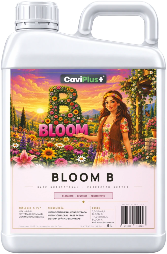 CaviPlus+ Bloom A+B · componente B · envase 5 L