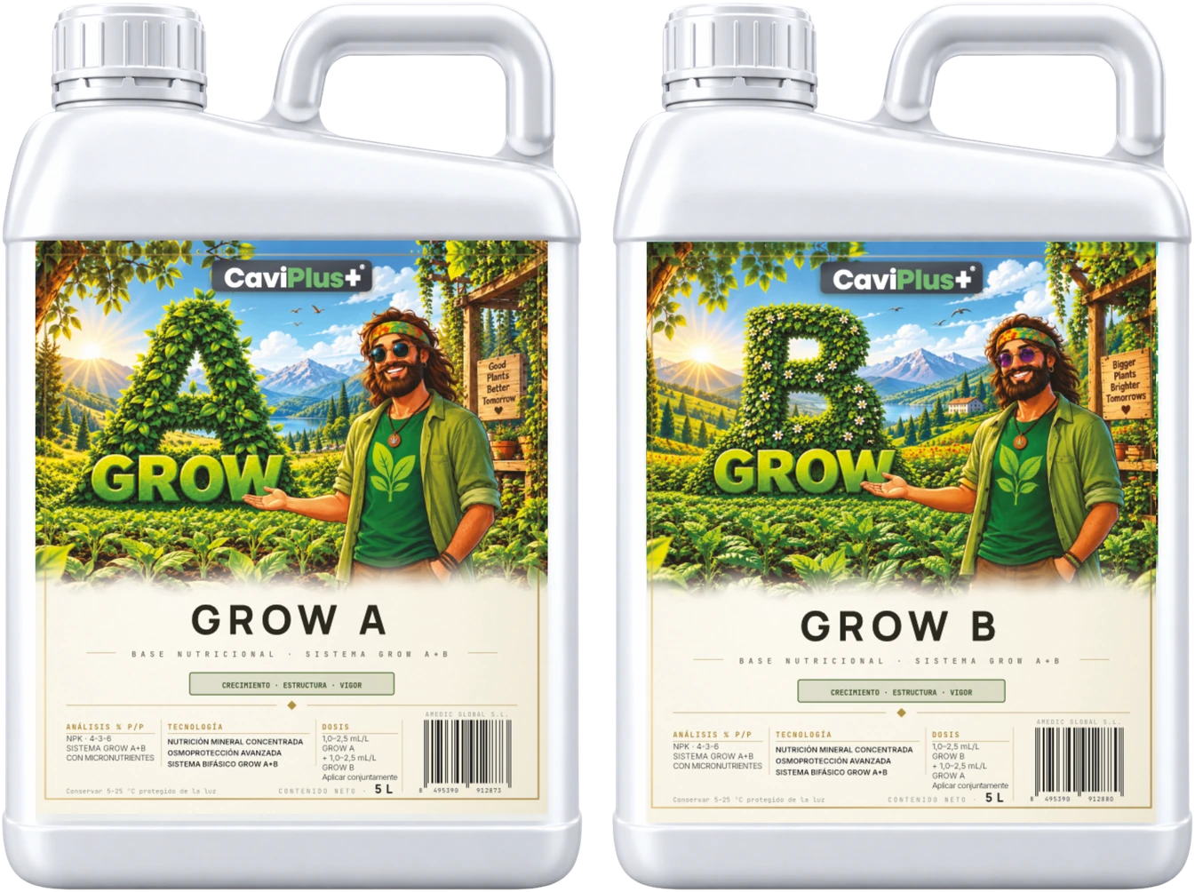 Grow A+B · envase 5 L